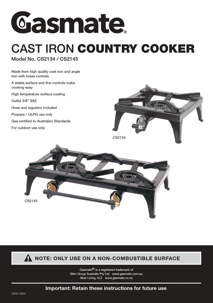 Gasmate CS2134 User manual