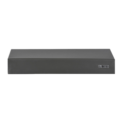 Matrix SATATYA NVRX Series System manual