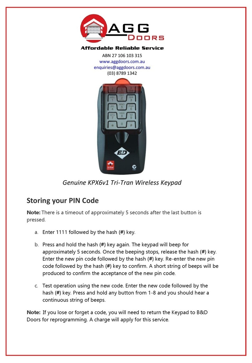 B&D Genuine Tri-Tran KPX6v1 User manual