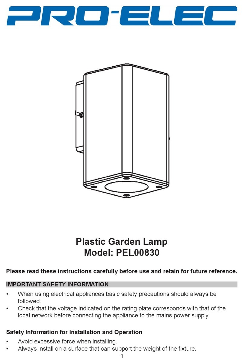Pro-Elec PEL00830 User manual Pro-Elec PEL00830 User manual