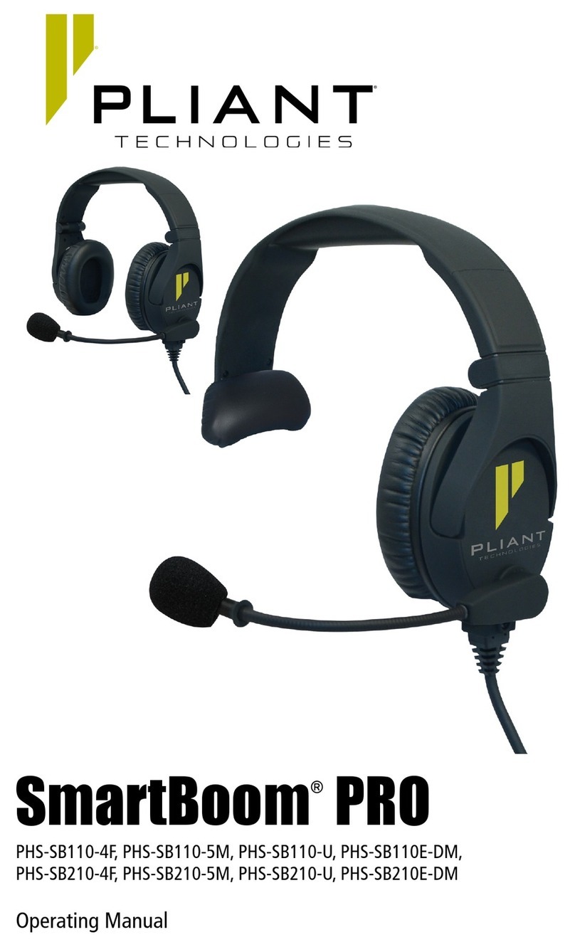Pliant SmartBoom PRO PHS-SB110-4F User manual