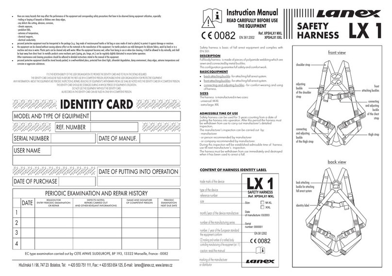 Lanex LX 1 instruction manual