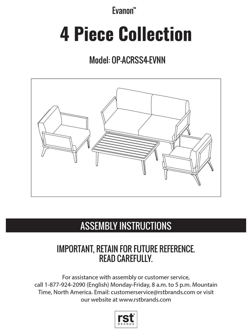 rst brands Evanon OP-ACRSS4-EVNN Assembly instructions