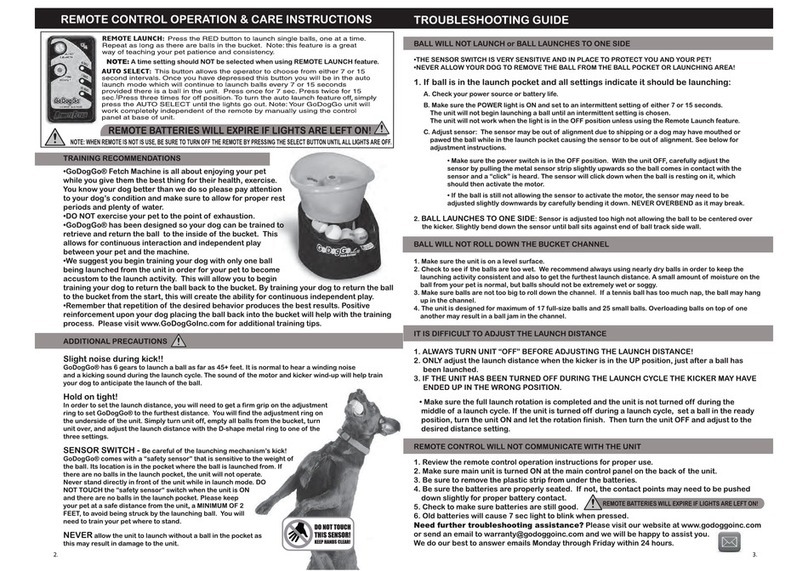 GoDogGo GDG004-1 manual