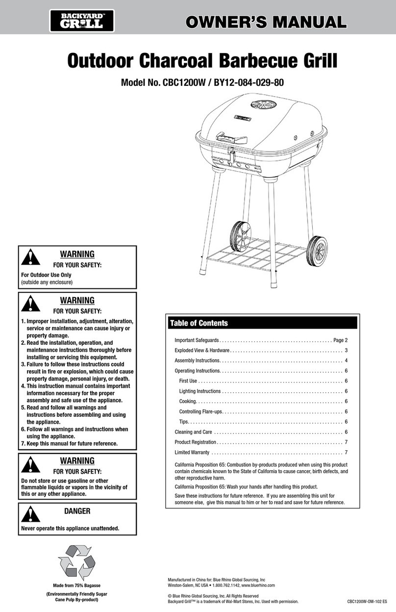 Backyard CBC1200W User manual