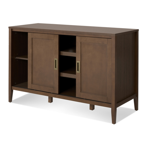Better Homes and Gardens FILLMORE CREDENZA Assembly instructions Better Homes and Gardens FILLMORE CREDENZA Assembly instructions