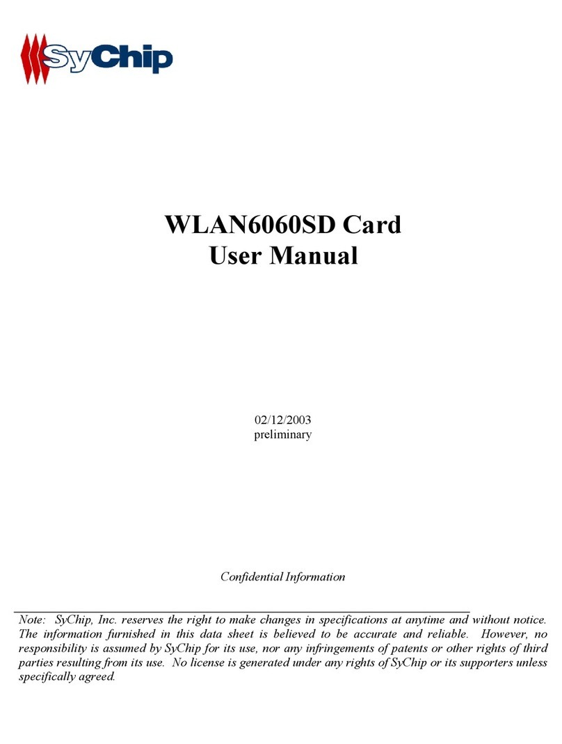 SyChip WLAN6060SD user manual