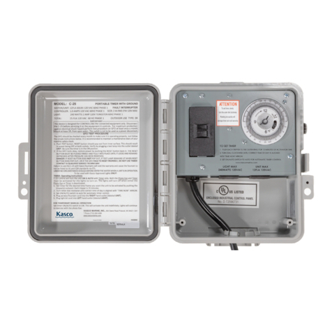 Kasco C-25 Installation & operation manual