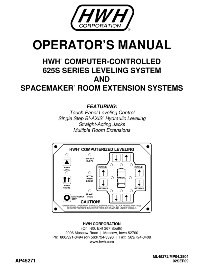 HWH SPACEMAKER Operator's manual
