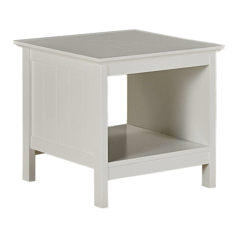 fantastic furniture Hamilton Side Table Square manual