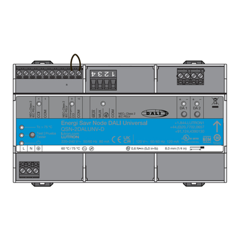 Lutron Electronics QSN-2DALUNV-S install guide