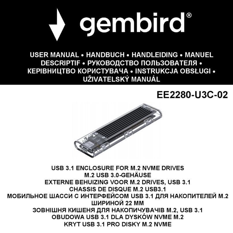 Gembird EE2280-U3C-02 User manual