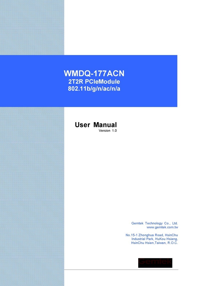 Gemtek WMDQ-177ACN user manual