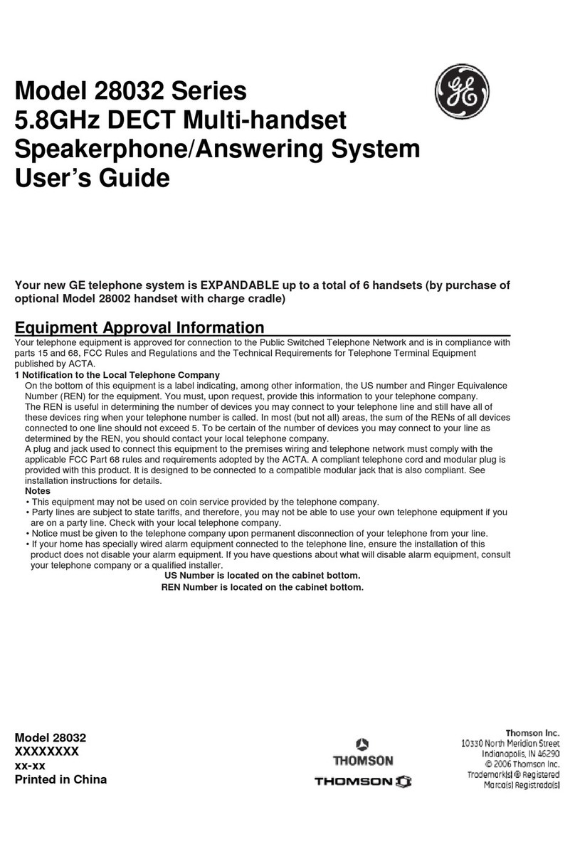 GE 28032 Series user guide