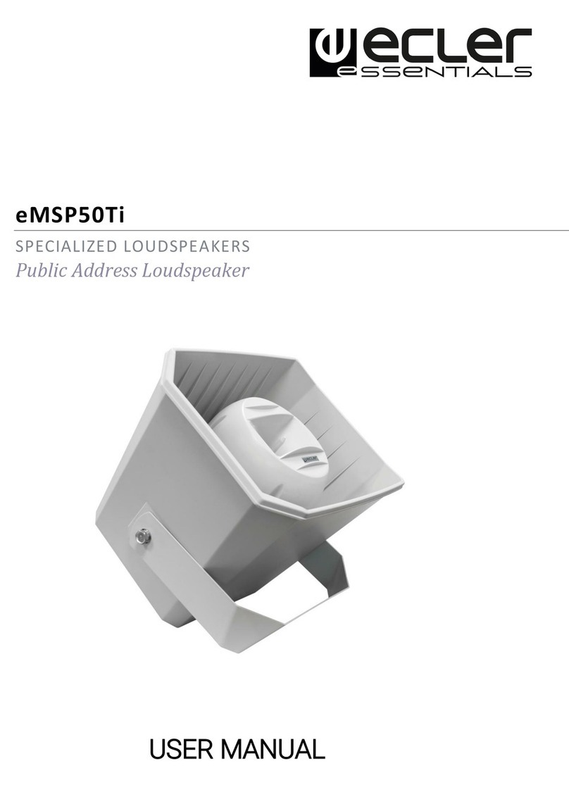 Ecler essentials eMSP50Ti user manual