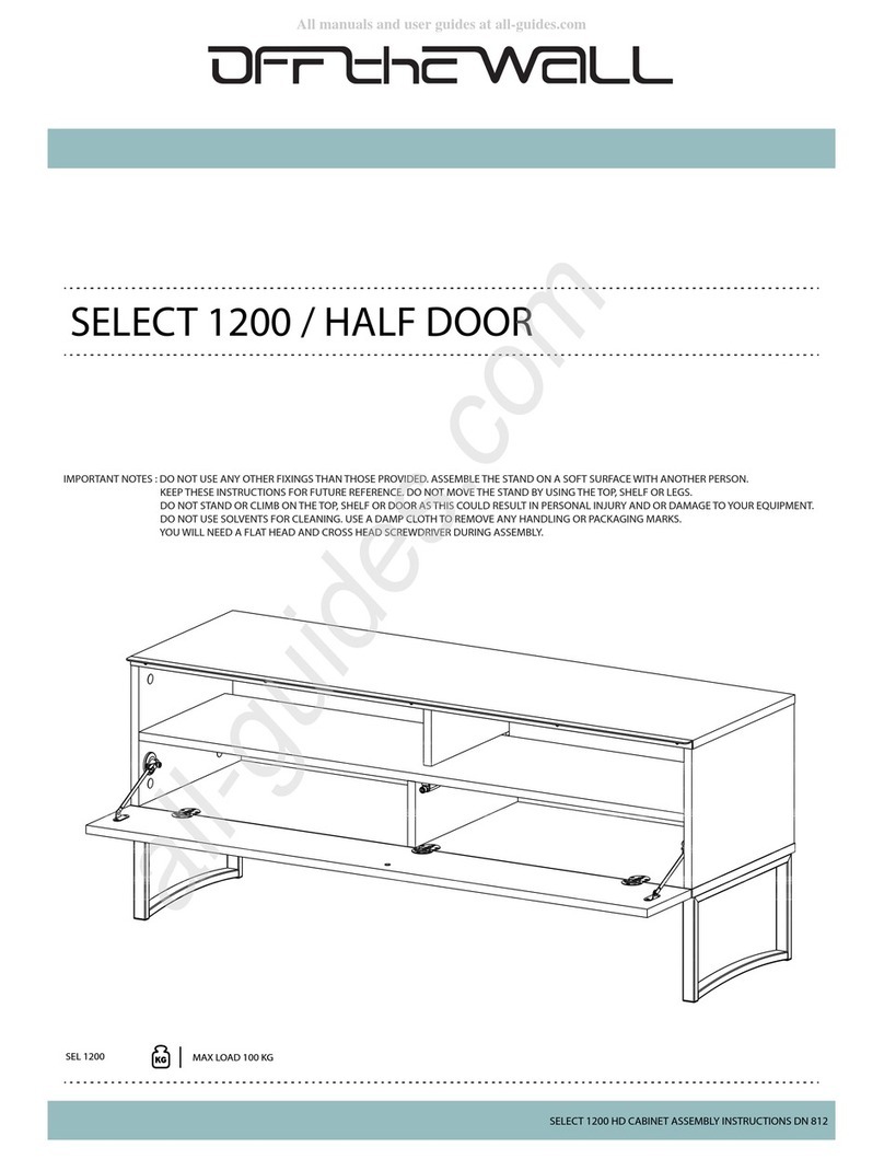 Off The Wall Select 1200 manual