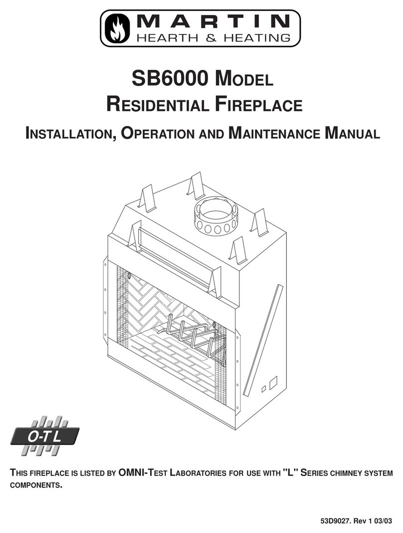 Martin SB6000 Installation, operation and maintenance manual