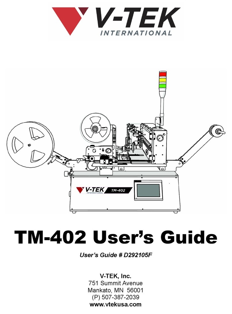 V-TEK TM-402 User manual