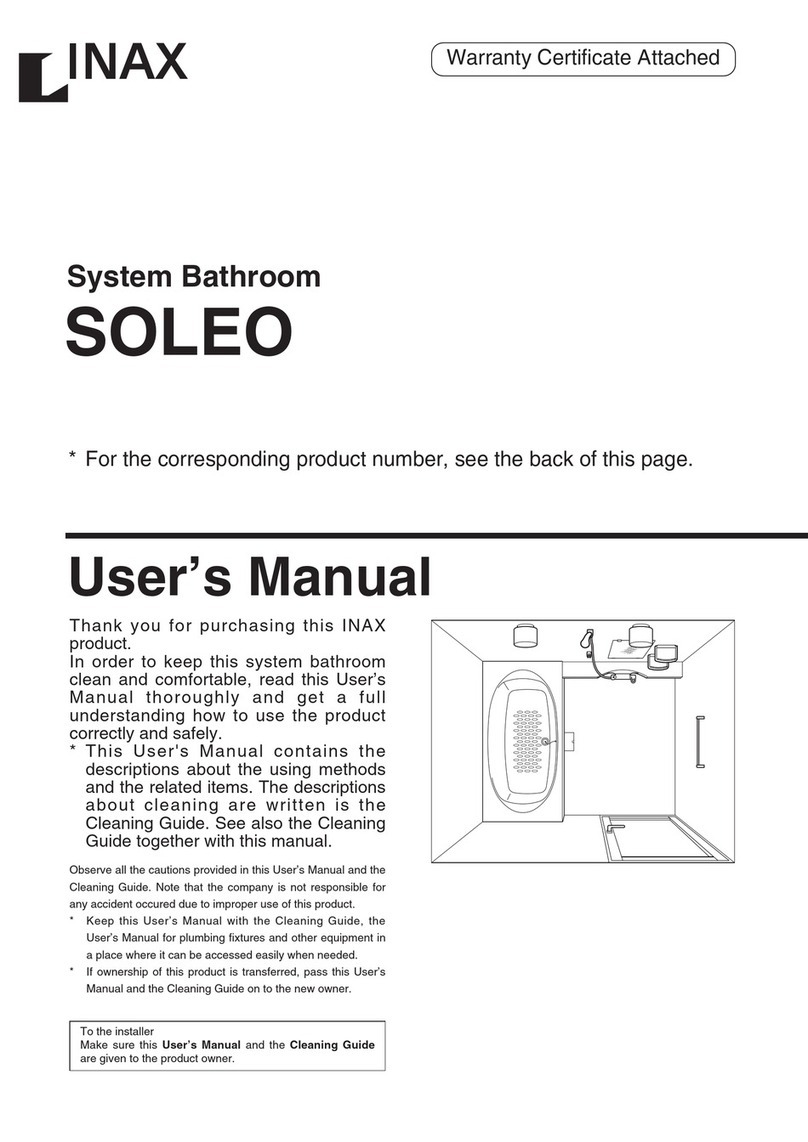 Inax SOLEO User manual