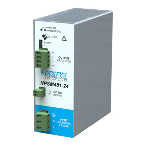 nextys NPSM481 Series instruction manual