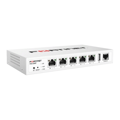 Fortinet FEX-200F quick start guide