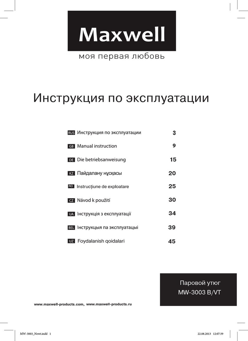 Maxwell MW-3003 B Manual instruction