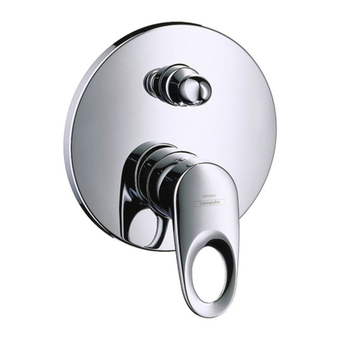 Hans Grohe Mediano 14418000 installation instructions Hans Grohe Mediano 14418000 installation instructions