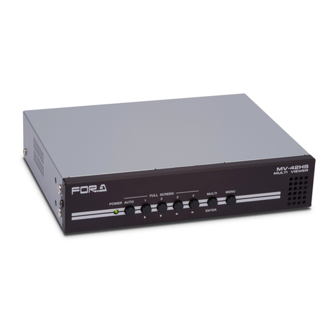 FOR-A MV-42HS User manual FOR-A MV-42HS User manual