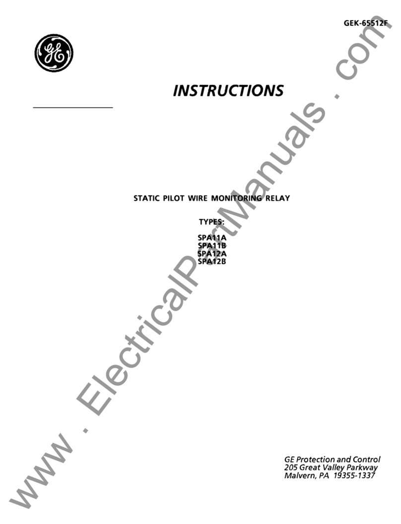 GE SPA11A instructions