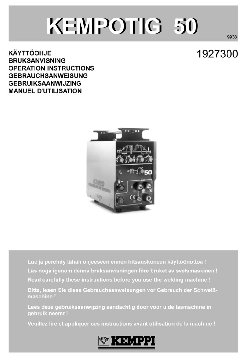 Kemppi KEMPOTIG 50 User manual