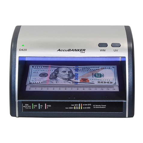 AccuBANKER LED420 user guide