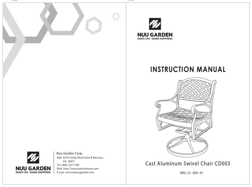 Nuu Garden CD003 instruction manual Nuu Garden CD003 instruction manual
