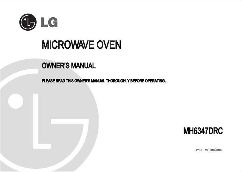 LG MH6347DRC owner's manual