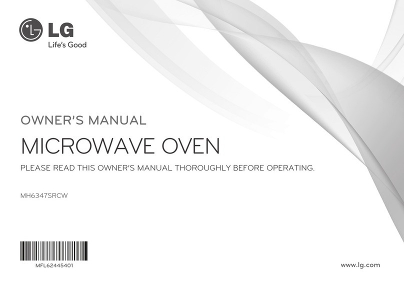 LG MH6347SRCW owner's manual