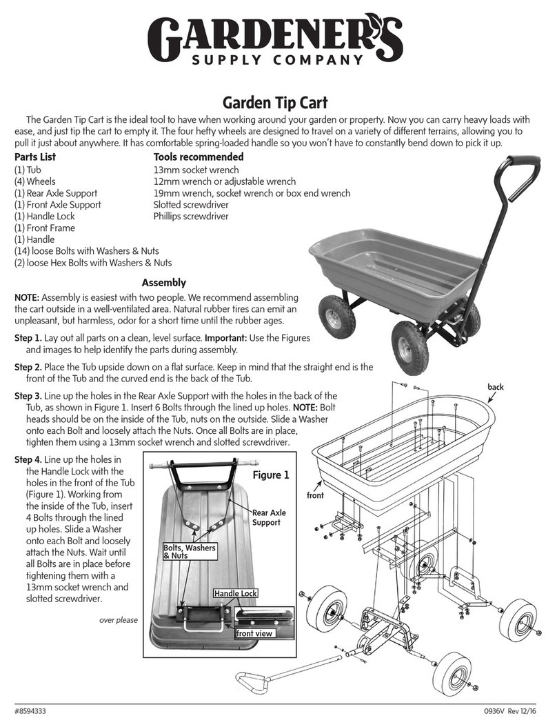 Gardeners 8594333 quick start guide