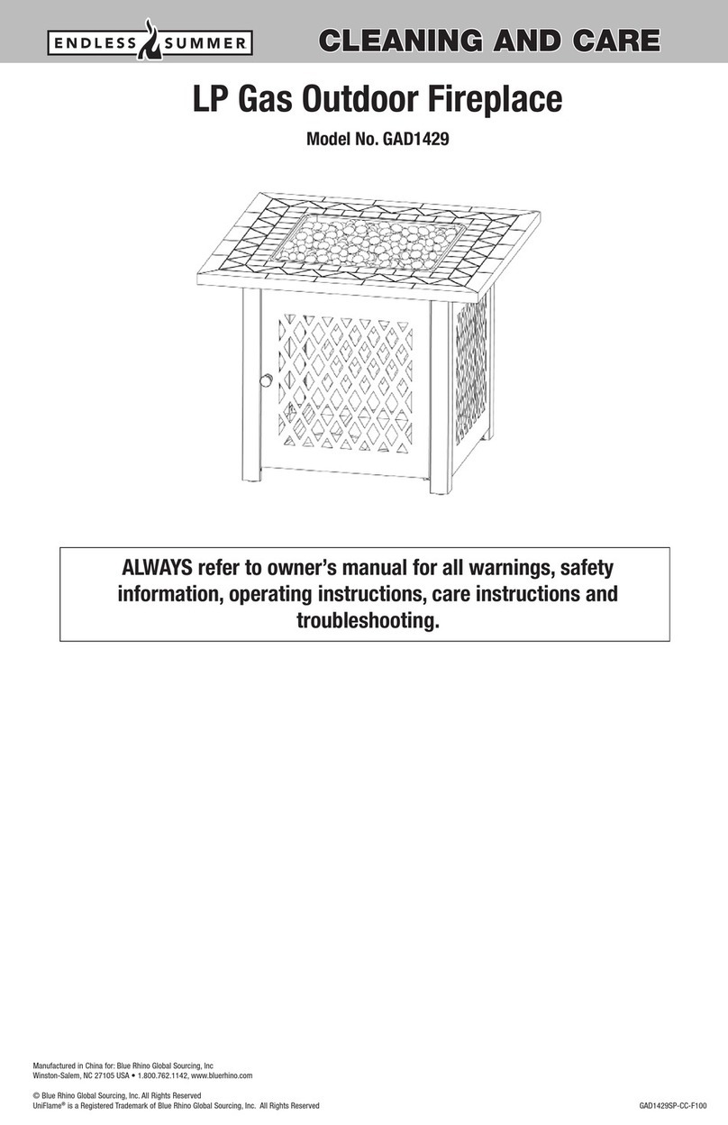 Endless Summer GAD1429 User manual