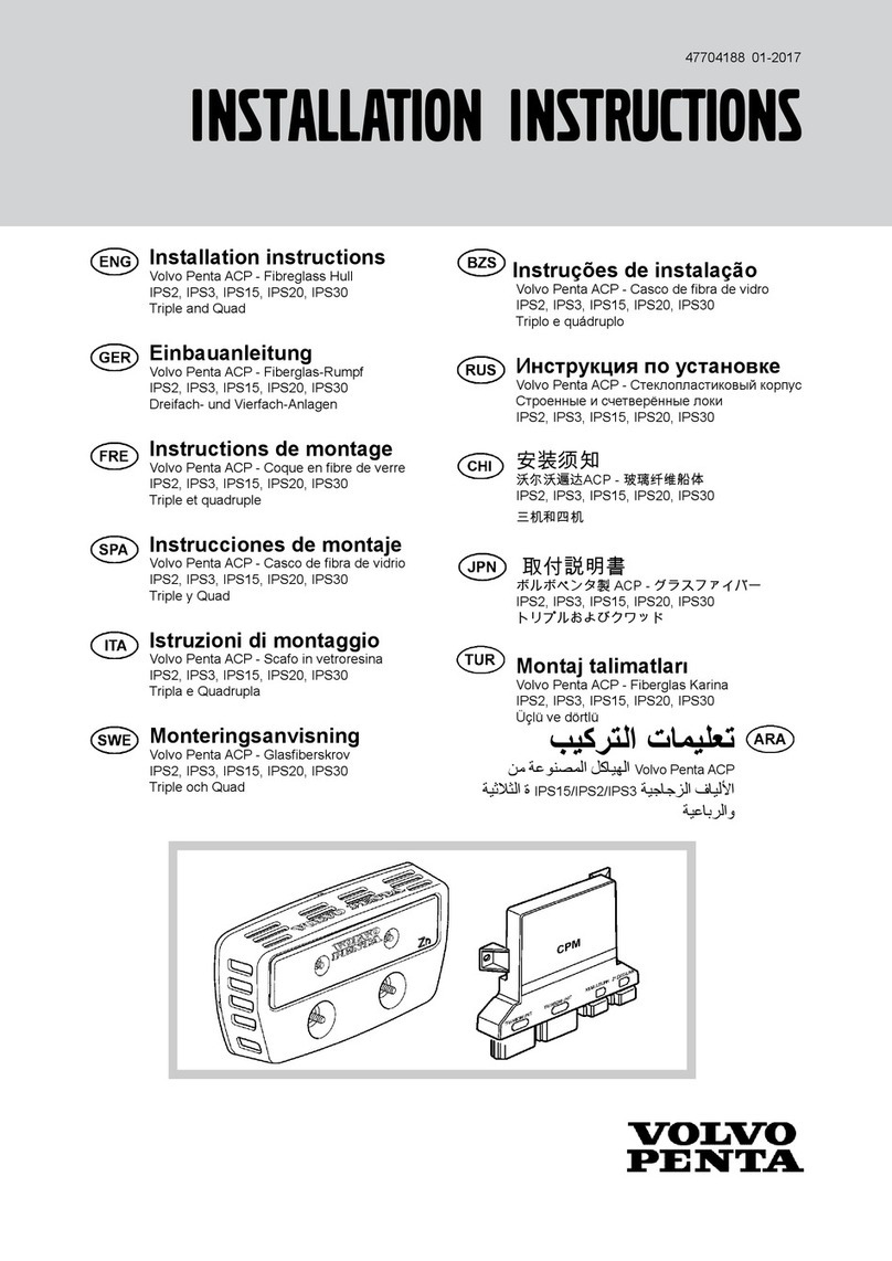 Volvo Penta IPS2 installation instructions