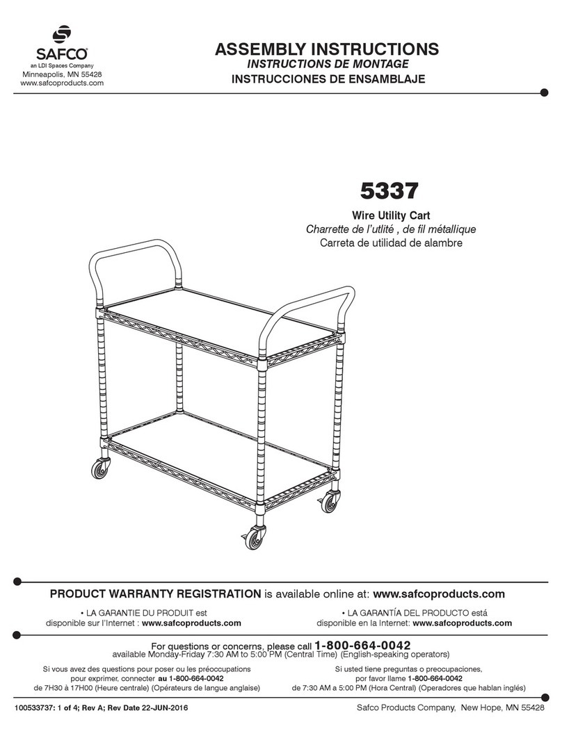 LDI Spaces SAFCO 5337 User manual LDI Spaces SAFCO 5337 User manual
