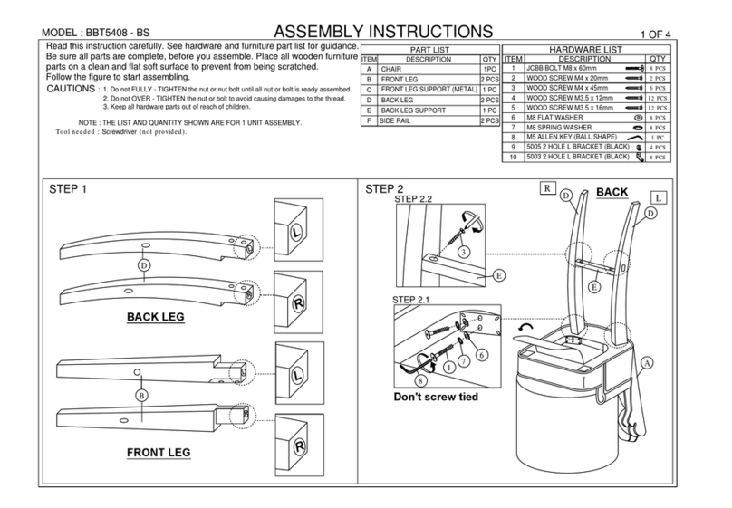 Baxton Studio BBT5408-BS User manual Baxton Studio BBT5408-BS User manual