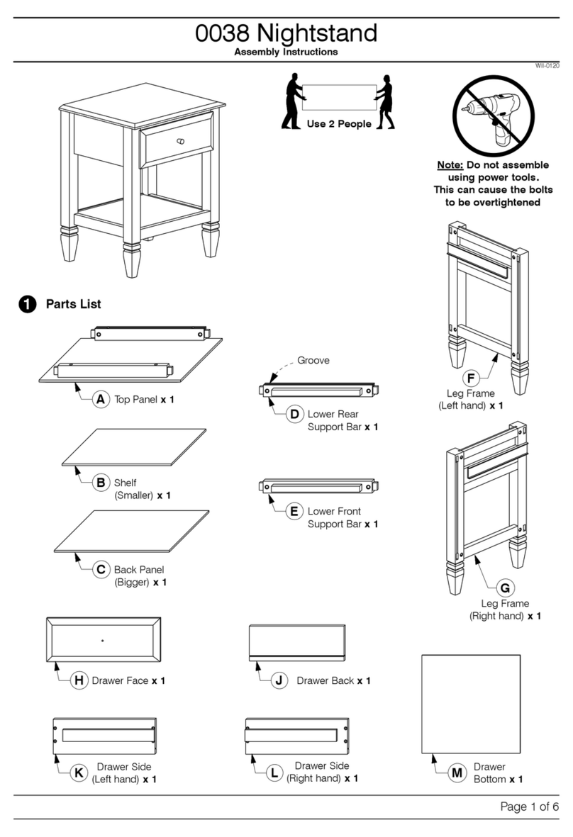 Baxton Studio 0038 Nightstand User manual Baxton Studio 0038 Nightstand User manual