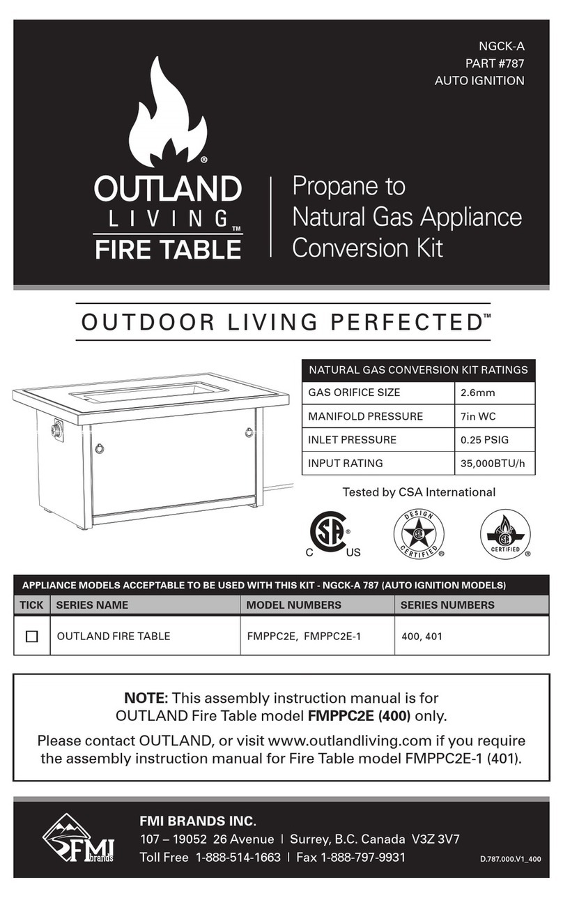 Outland Living NGCK-A manual Outland Living NGCK-A manual