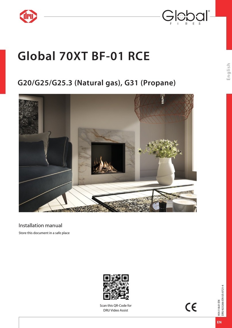 Global Fires 70XT BF User manual Global Fires 70XT BF User manual