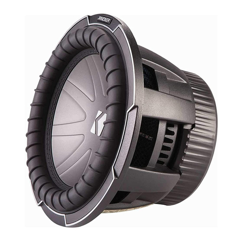 Kicker Q-CLASS CompQ10 owner's manual