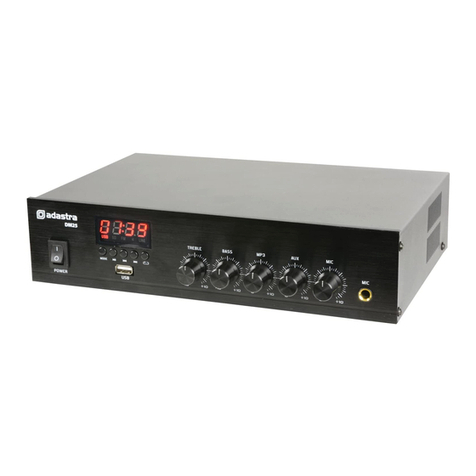 Avsl Adastra DM25 User manual