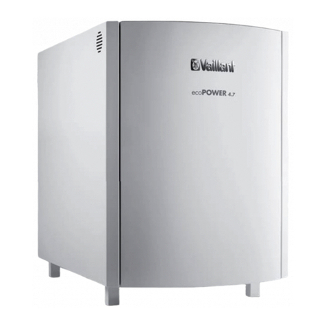 Vaillant ecoPOWER 3.0 /2 Installation and maintenance instructions