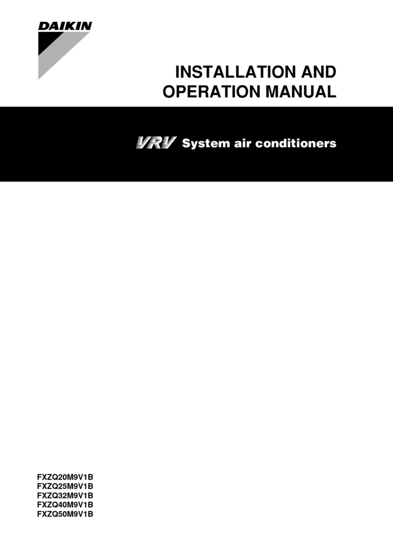 Daikin FXZQ20M9V1B User manual