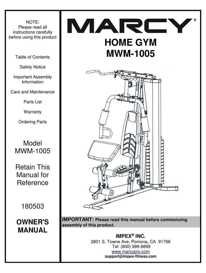 Marcy MWM-1005 owner's manual