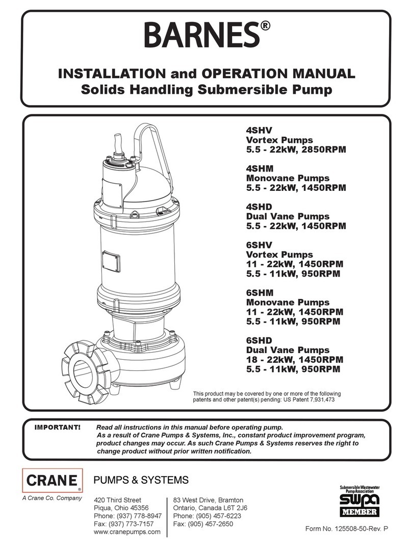 Barnes 4SHV User manual