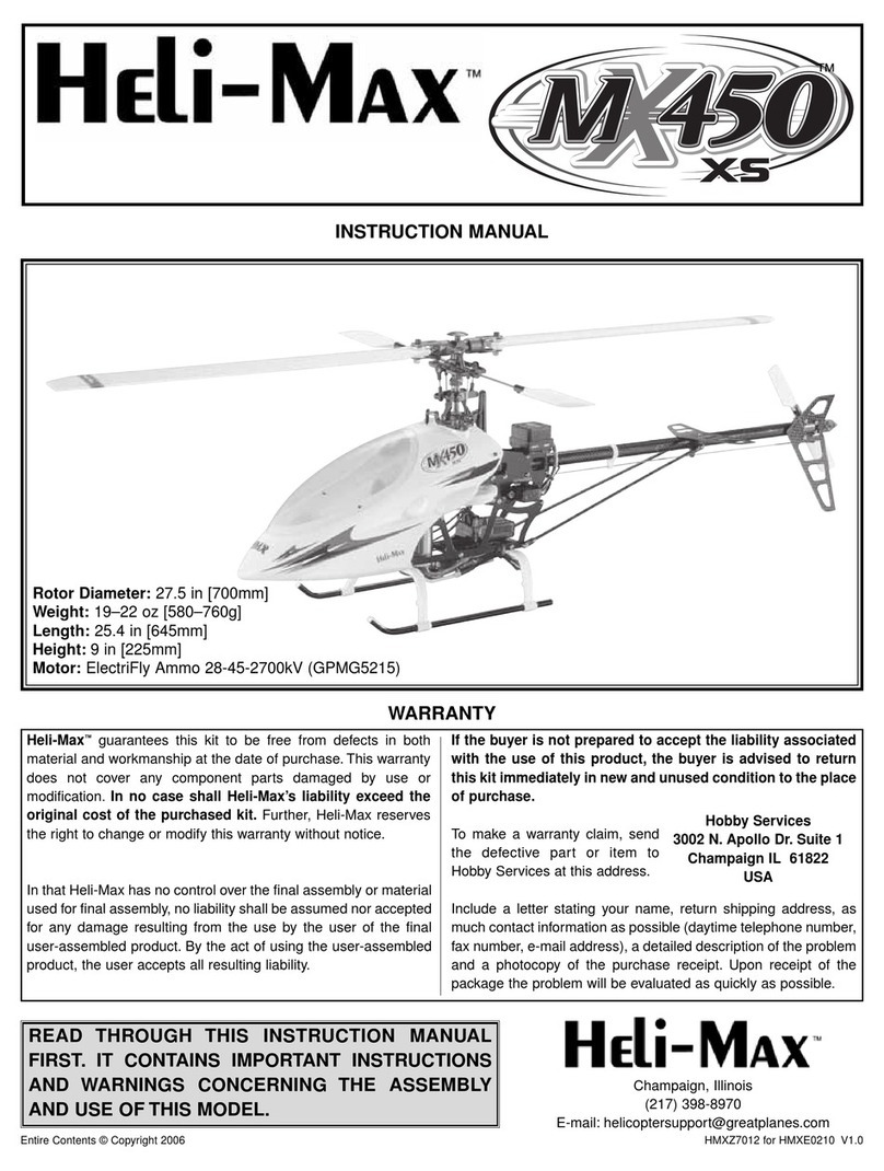 Heli-Max MX450 XS instruction manual