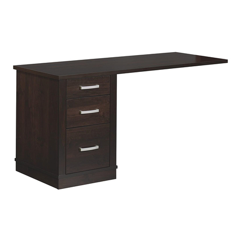 Sauder Office Port Library Return 408363 User manual Sauder Office Port Library Return 408363 User manual